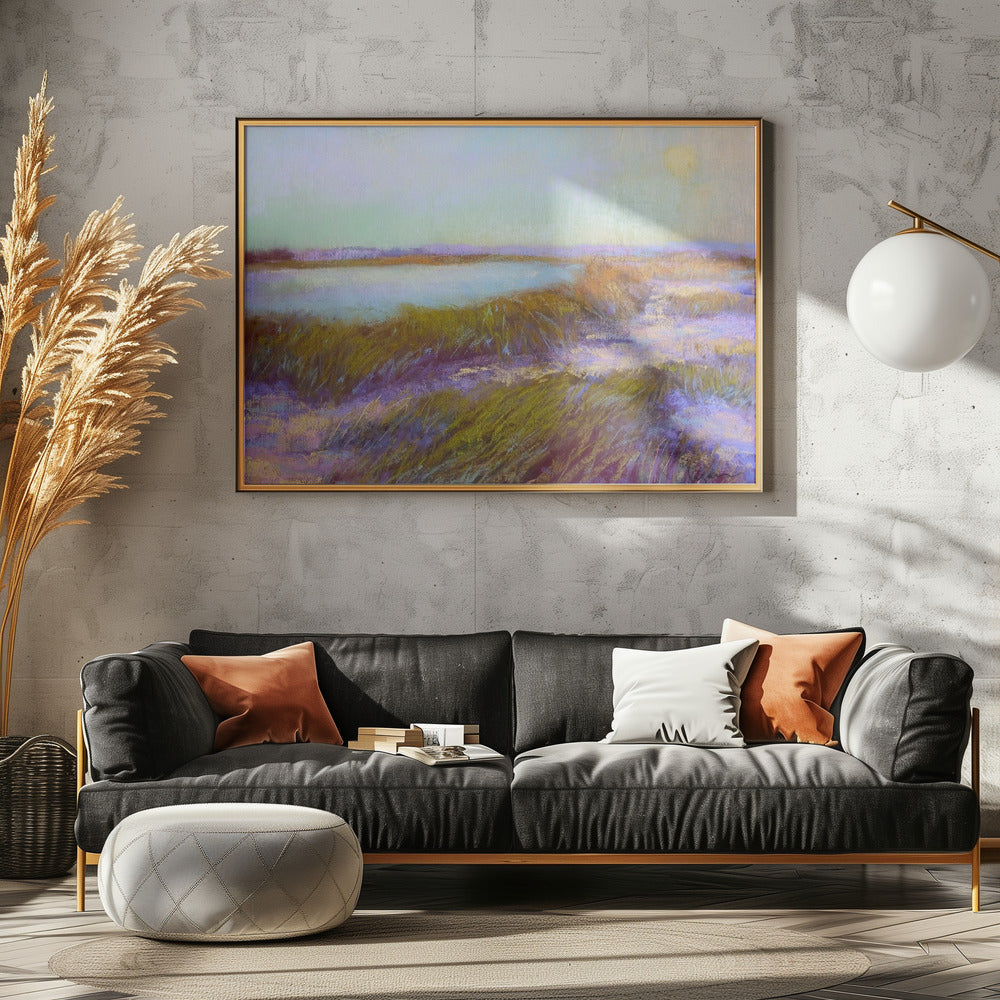 Sonnenuntergang in den Dünen | Leinwand