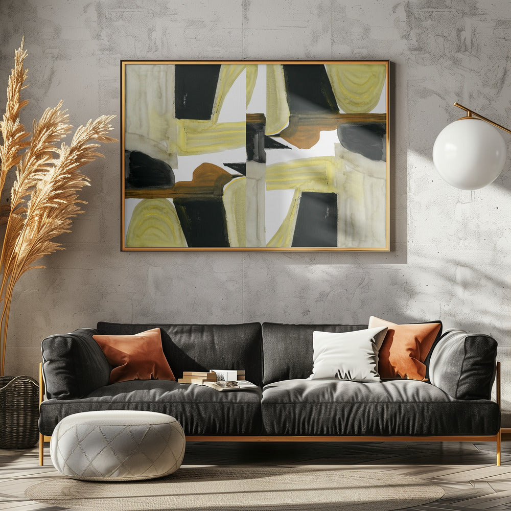 Abstrakte ausgeschnittene Formen 6 | Poster