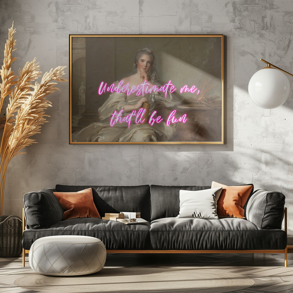 Unterschätze mich3 Ratioiso | Poster