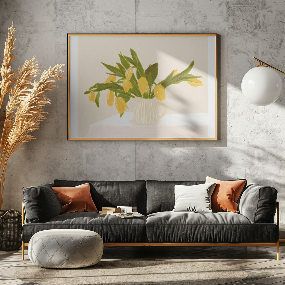 Pandcyellowtulips Kopie | Poster