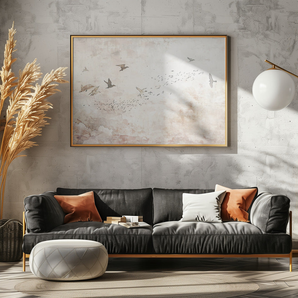 Bird Birds Animal Vintage Art Illustration Wallart 21 | Canvas