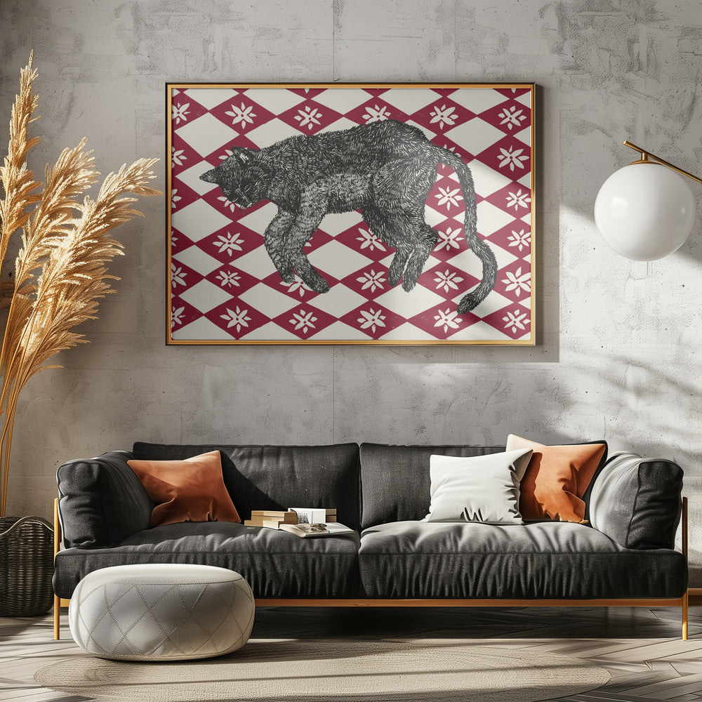 Sleeping Cat I | Canvas