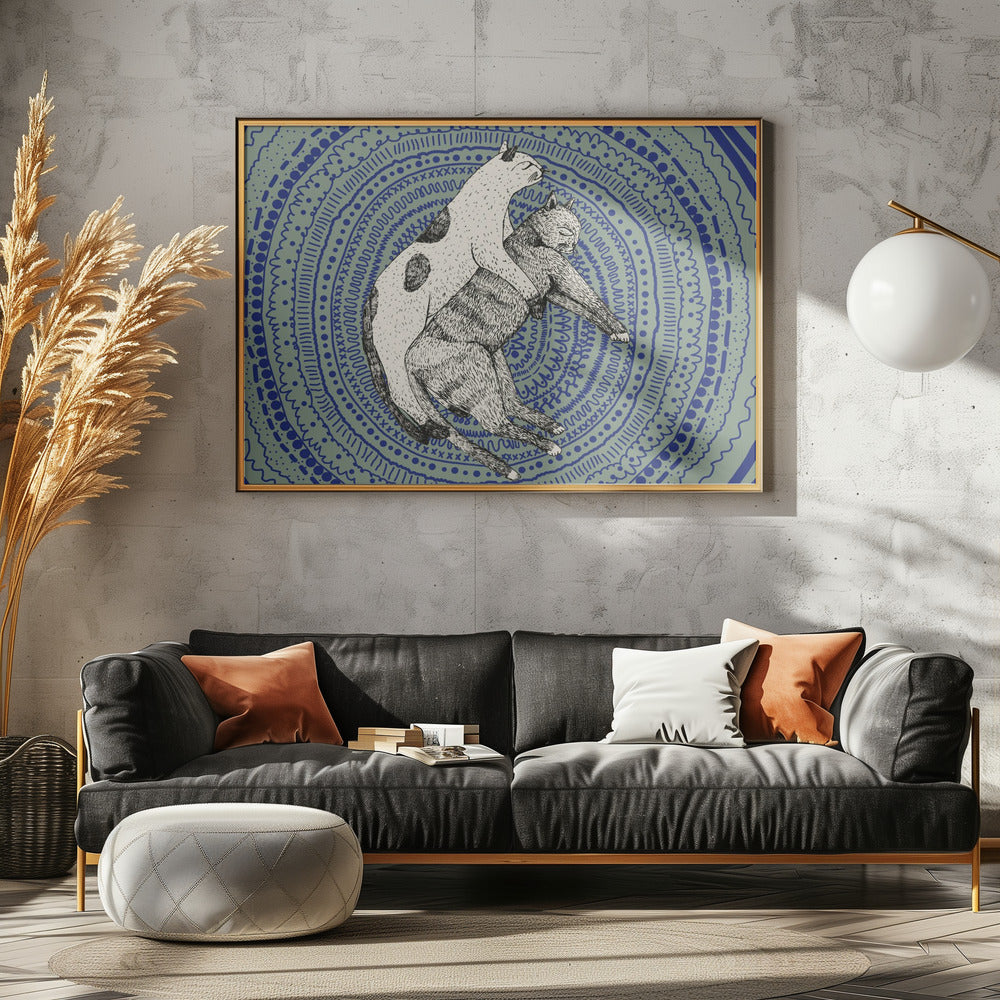 Two Cats | Poster