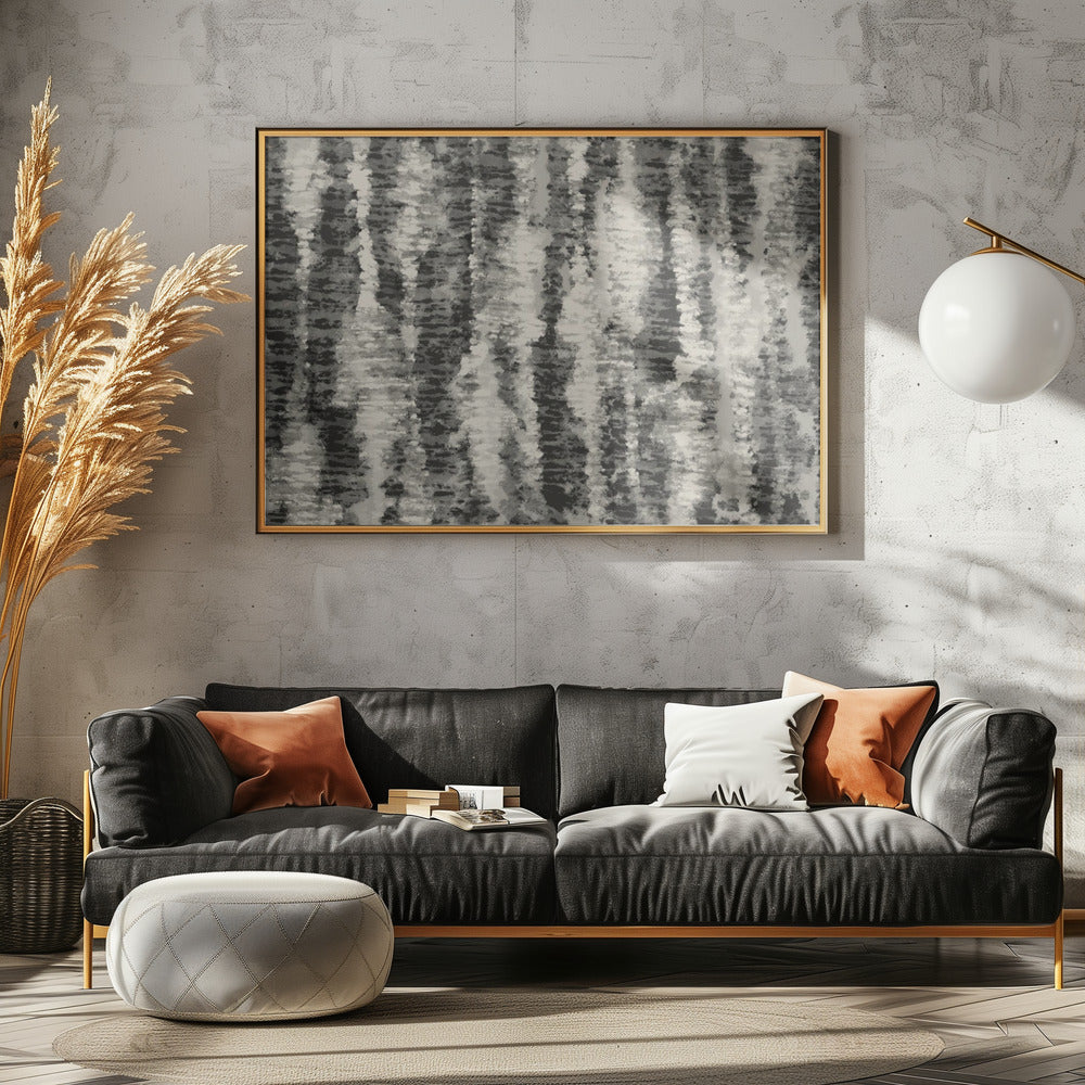 Monochrome Streifen | Poster