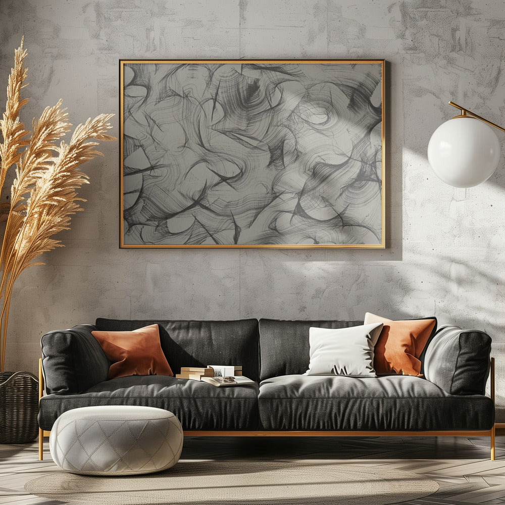 Wirbelnde Echos | Leinwand