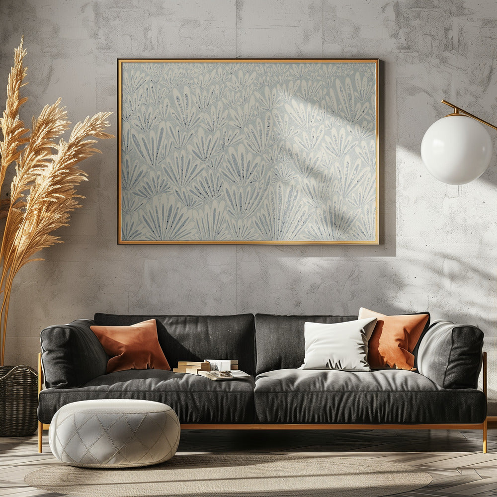 calming essentials meadow chalky blue | Poster