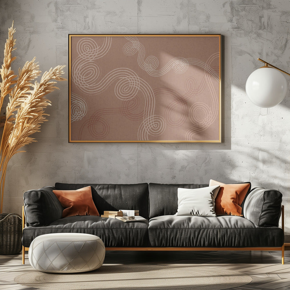 beruhigende Essentials Loops Mokka Mousse | Leinwand