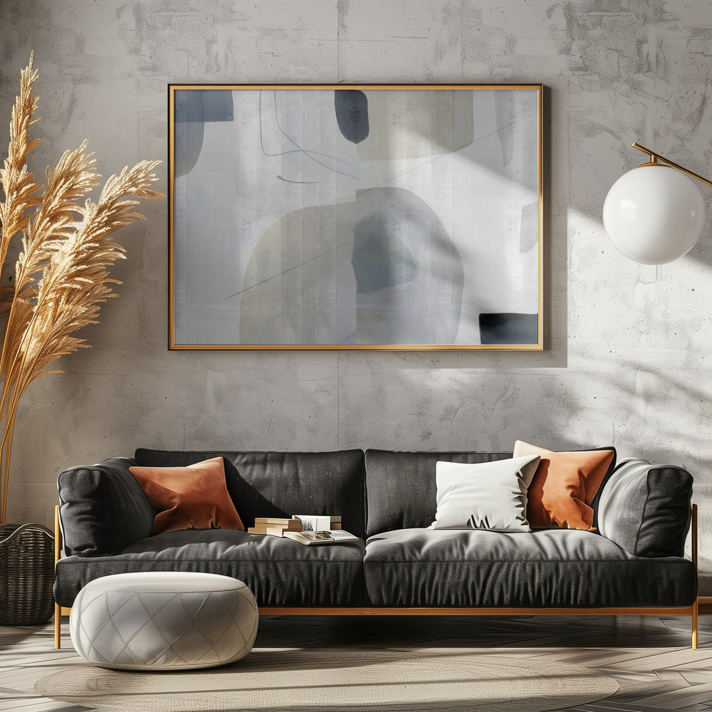 Weiche abstrakte Formen 1 | Poster