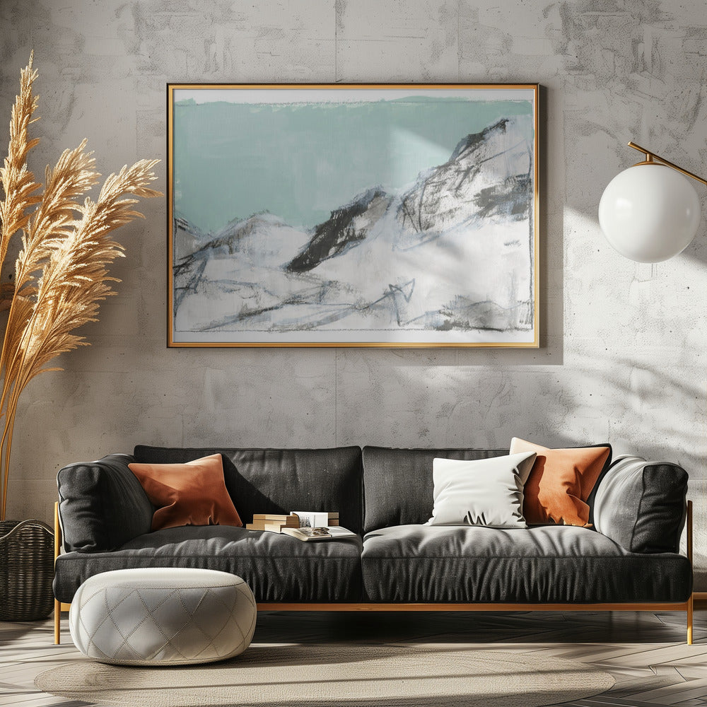 White Mountains Print No1 | Poster