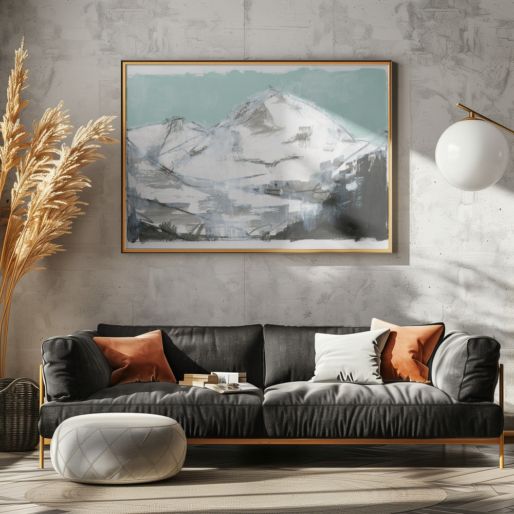 White Mountains Print No2 | Poster