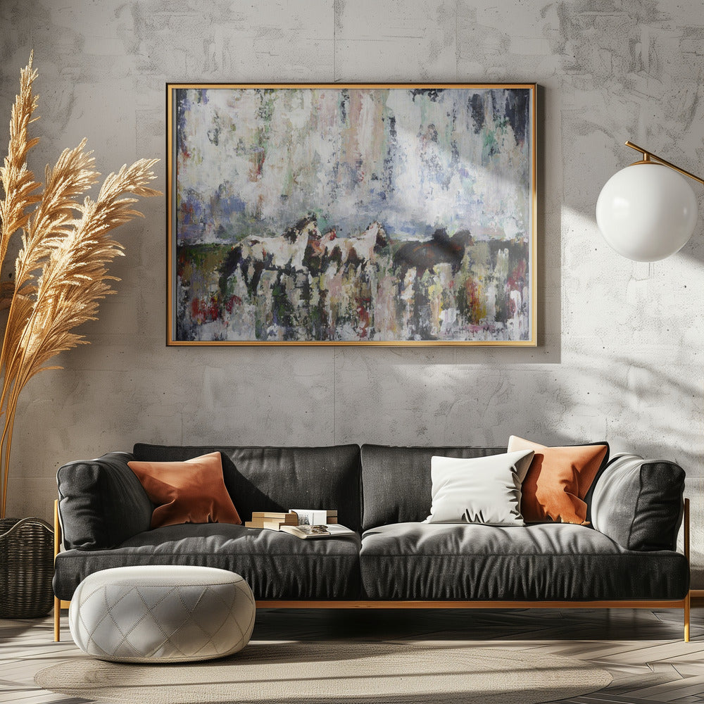 Wild laufen | Leinwand