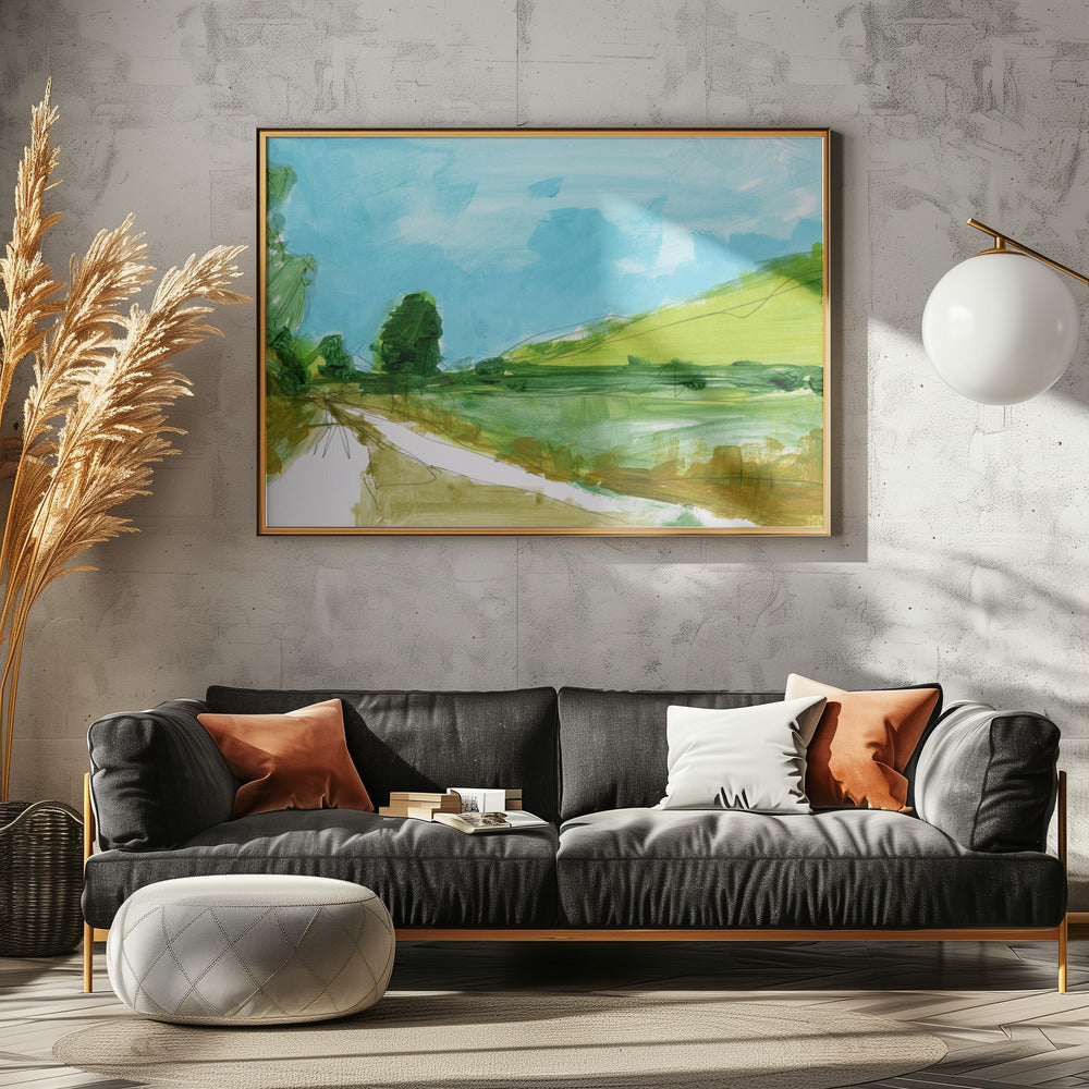 Landlandschaft 3 | Leinwand