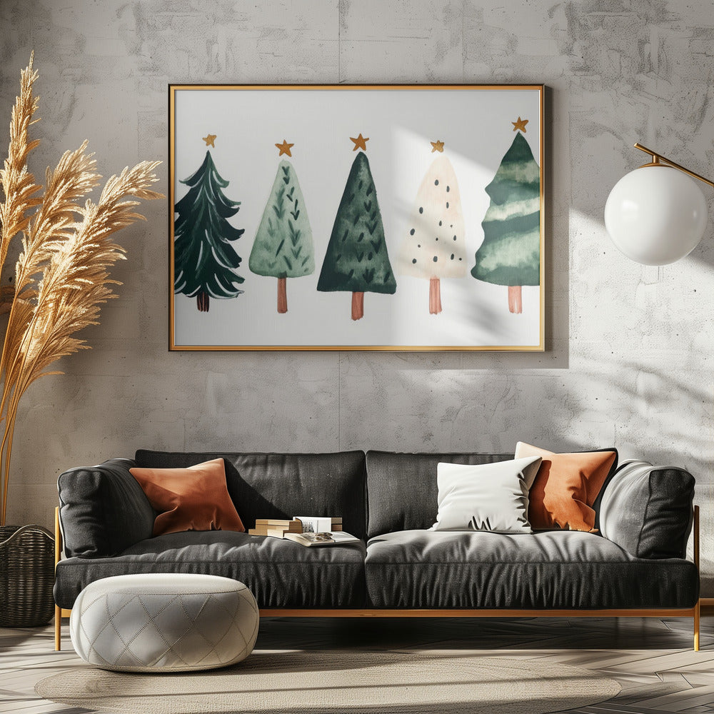 Whimsical Pines | Canvas