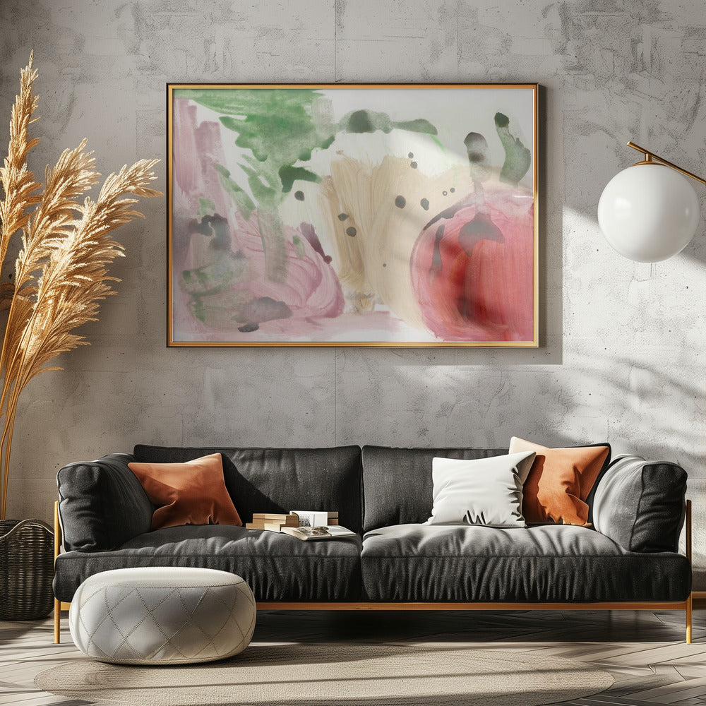 Aquarell Organische Formen 1 | Poster