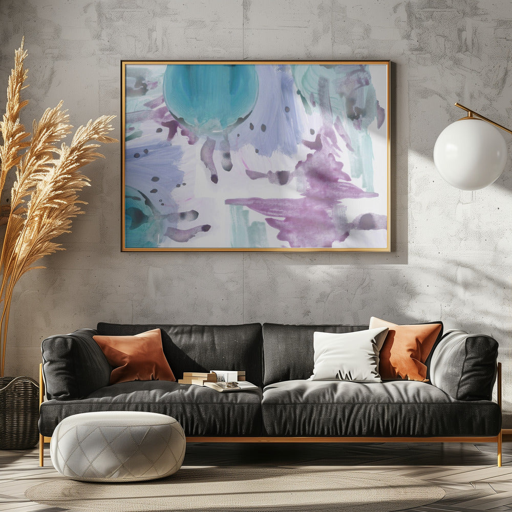 Aquarelle Organic Shapes 2 | Canvas
