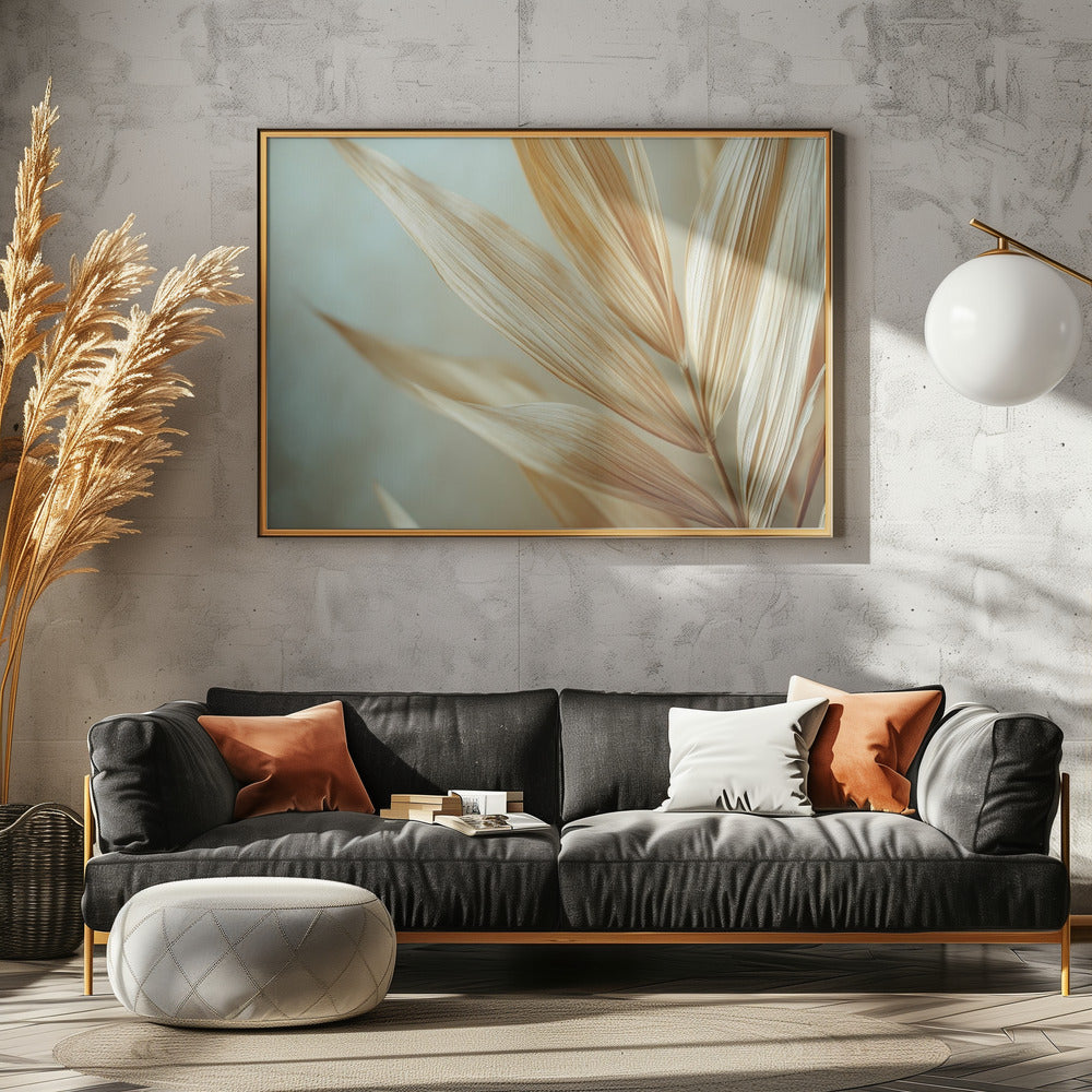 Goldene Blätter Harmonie | Poster