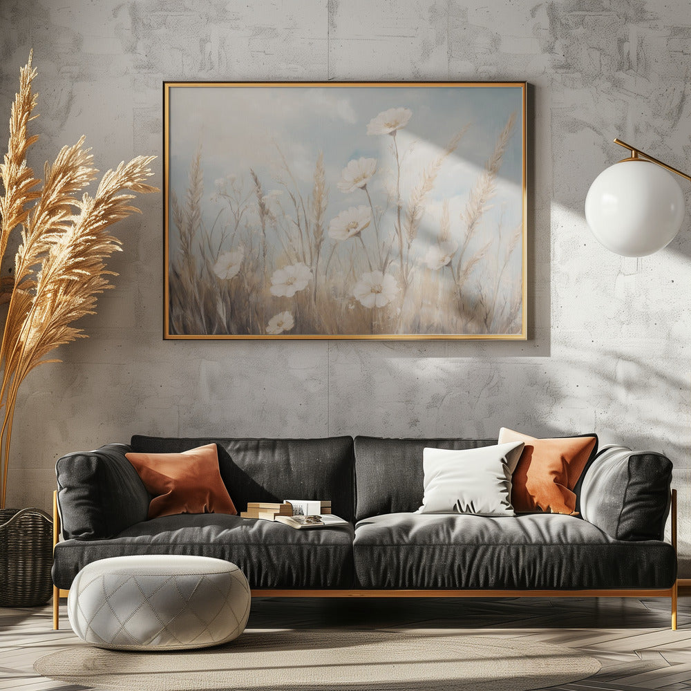 Heitere Wiesenblüten | Leinwand
