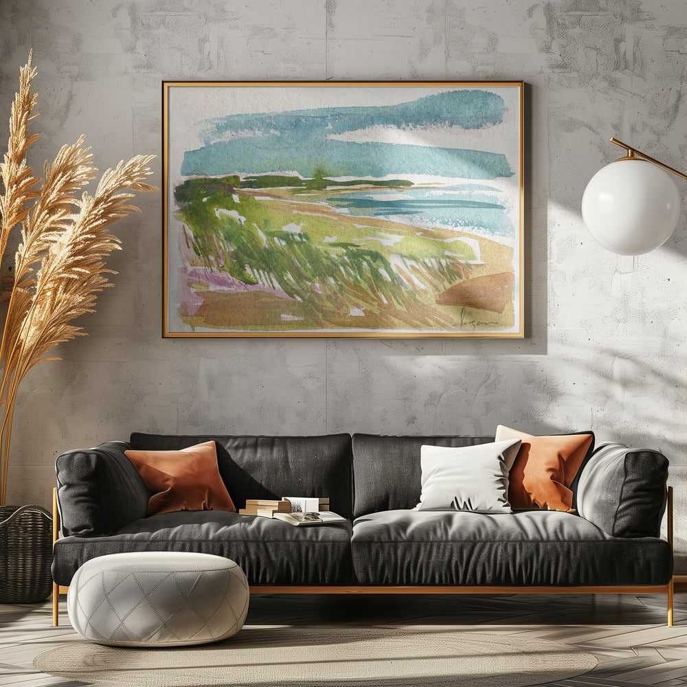 Blauer Himmel bunt | Leinwand