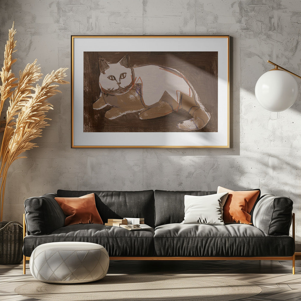 Purrfectly Mocha 1 | Canvas