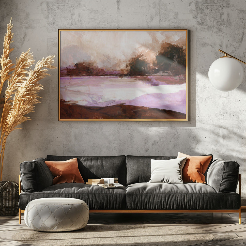 Eine friedliche Panoramalandschaft 2 | Leinwand