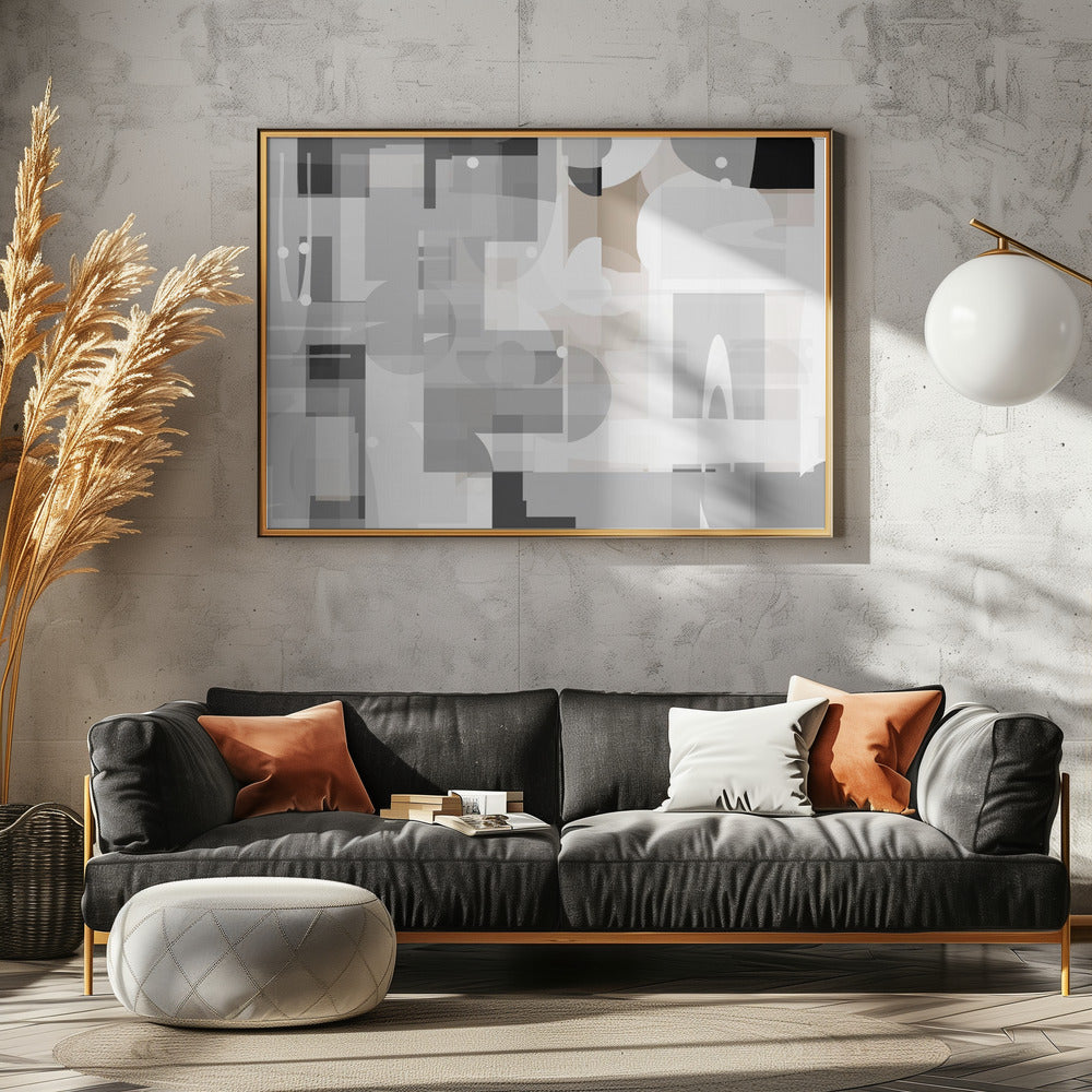 Die stille Form 1 | Leinwand