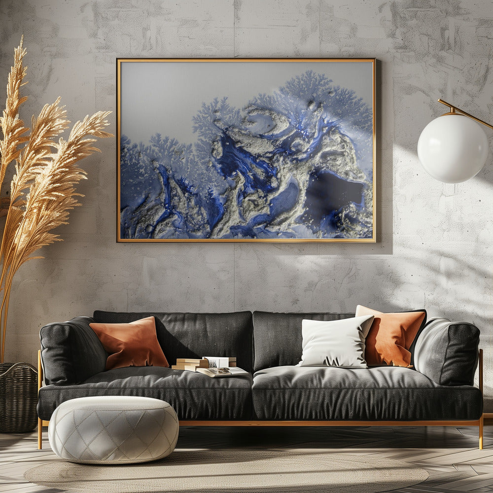 Abstracts Bestseller - Azure Escape | Poster