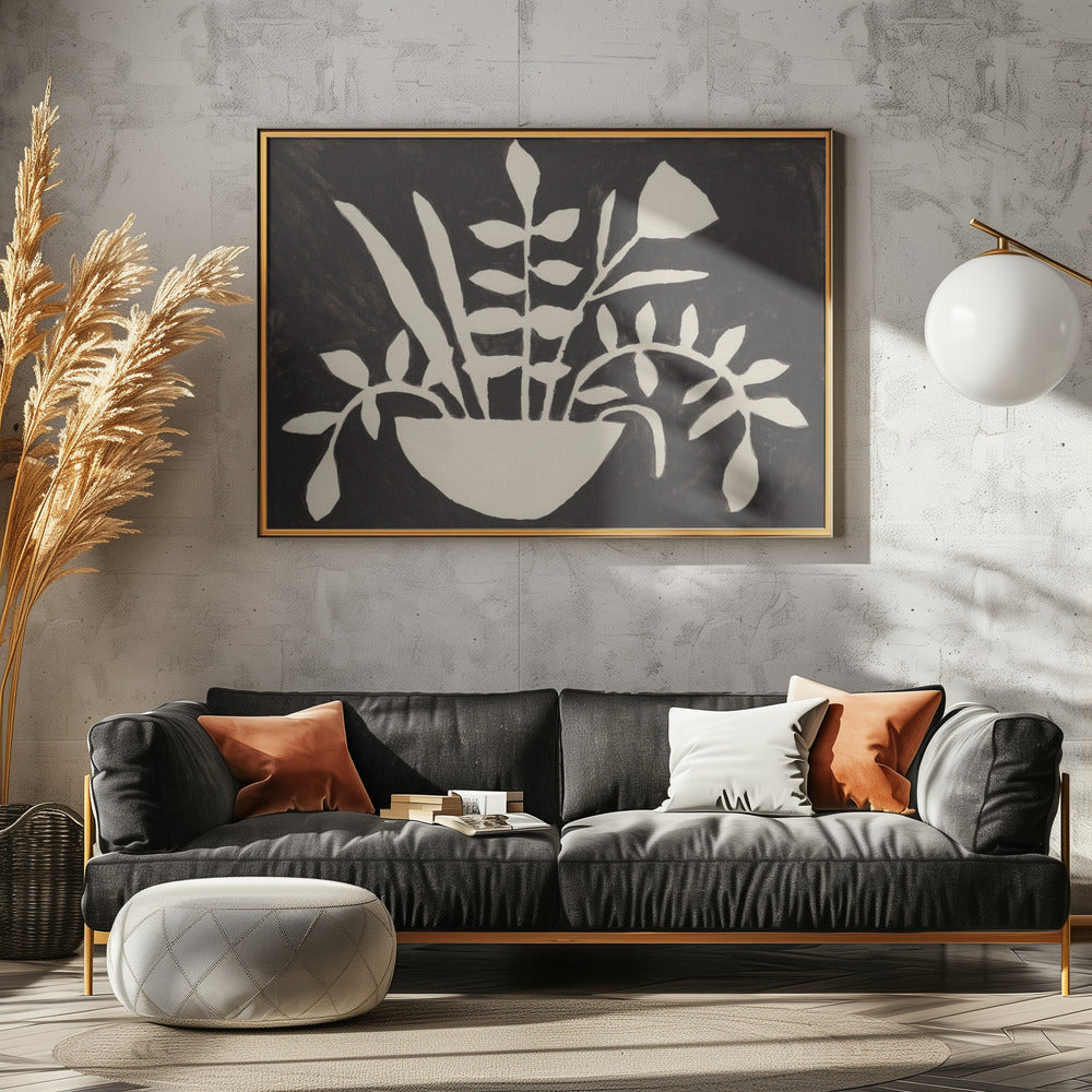 Blattsilhouetten | Poster