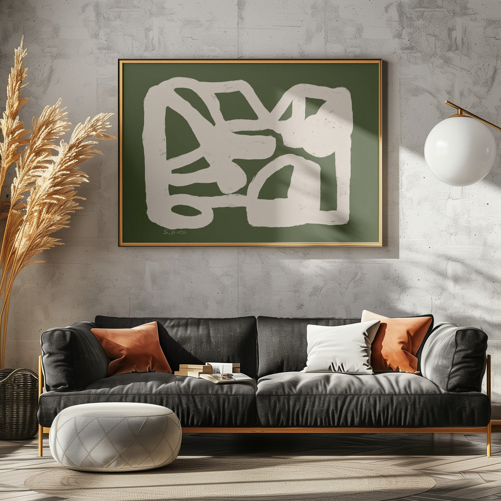 ABSTRAKT Grün | Poster