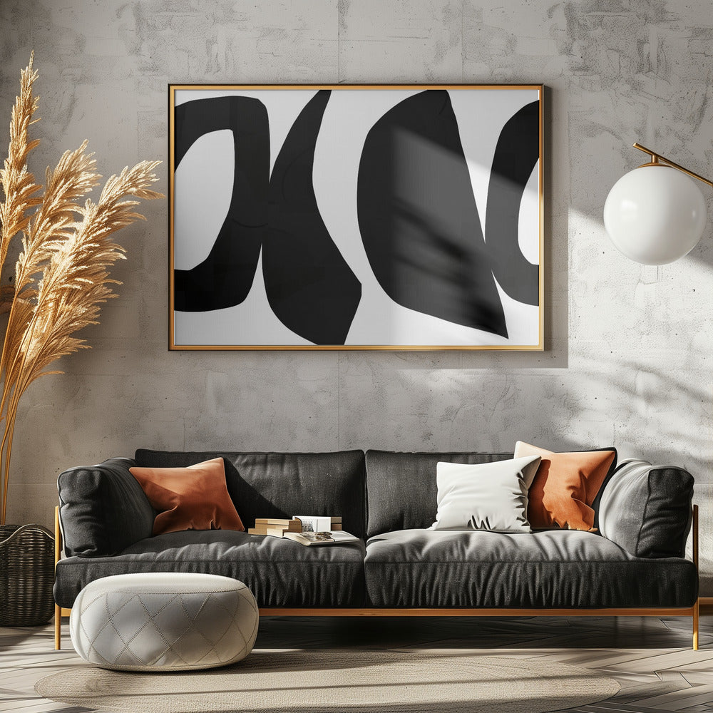 Große schwarze Formen 1 | Poster