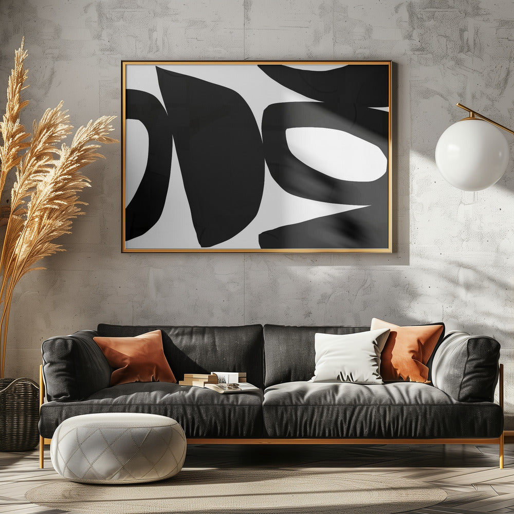 Große schwarze Formen 3 | Poster