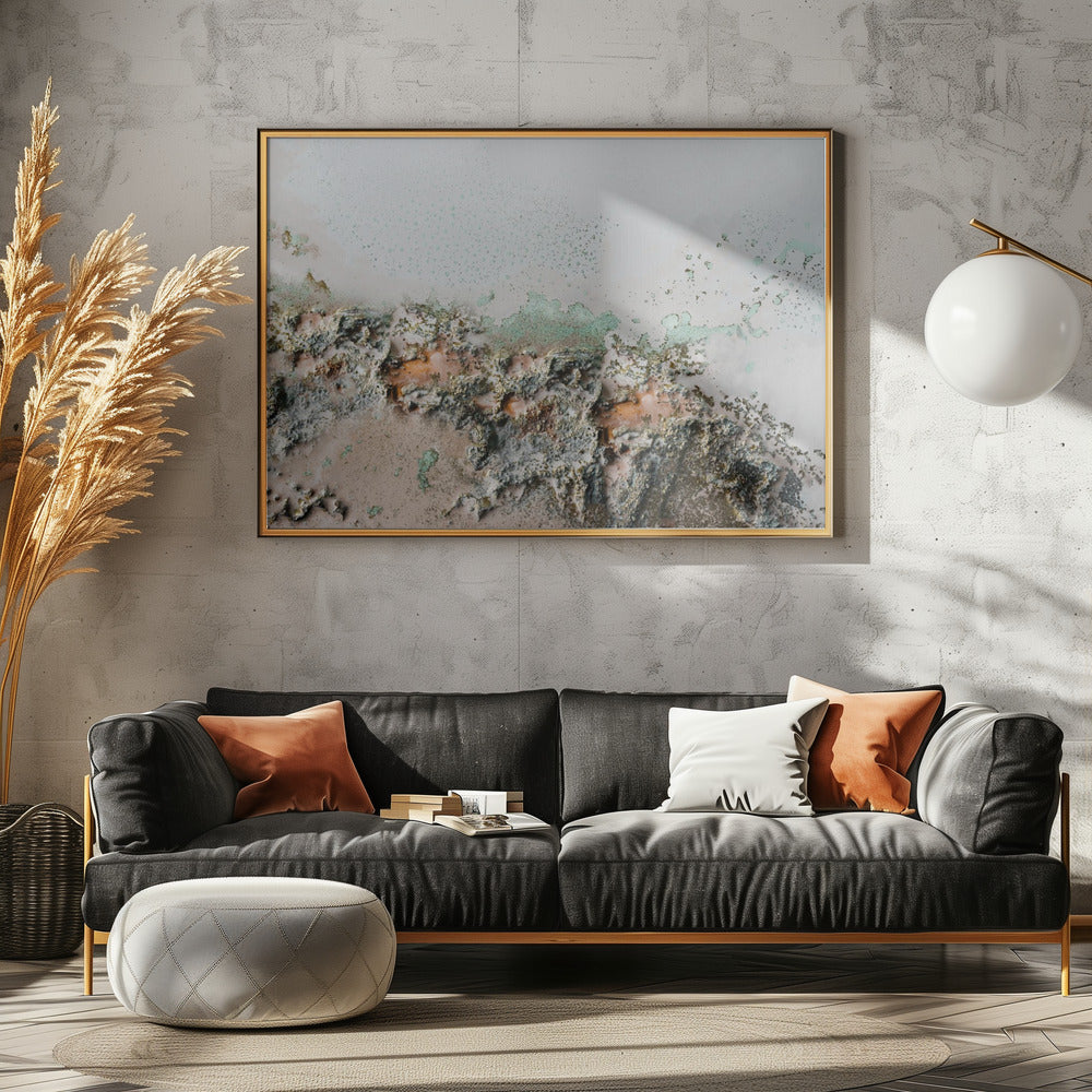 Irdische Fragmente – Küstenreliefkunst | Poster