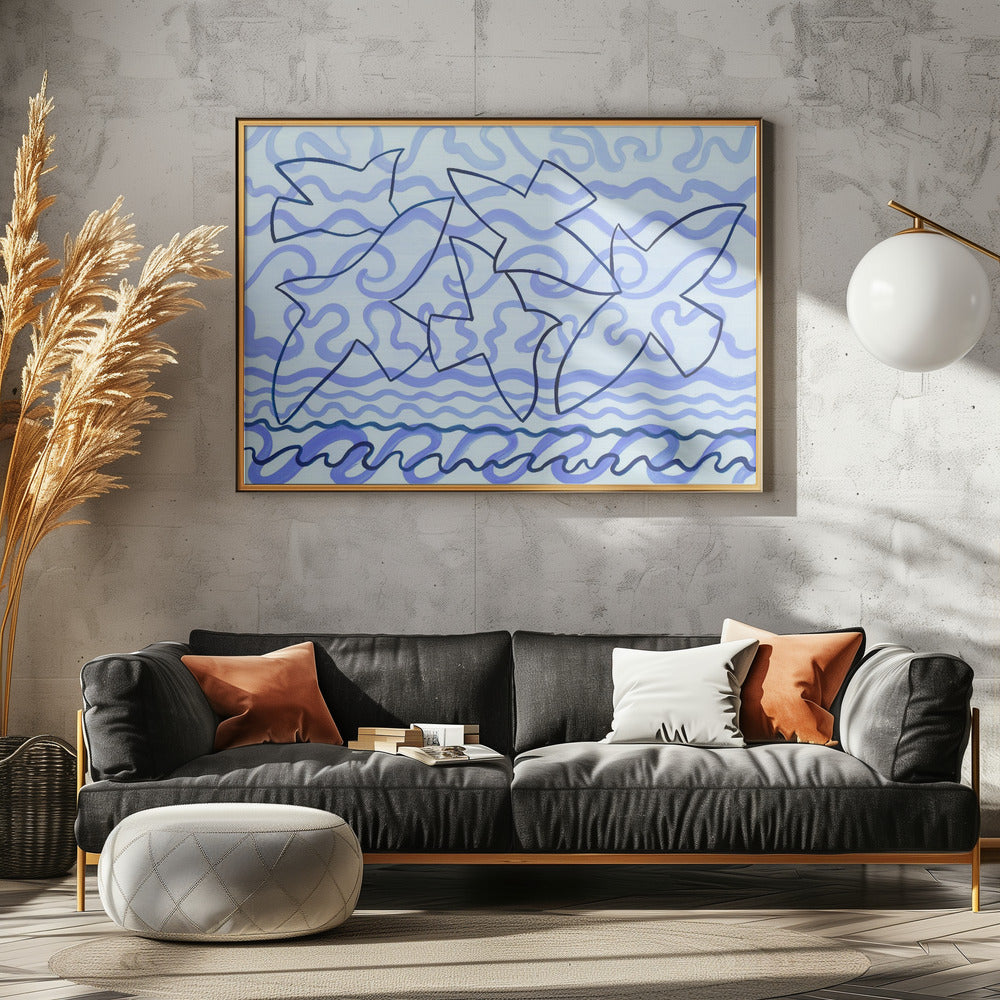 Wellen der Gelassenheit | Leinwand