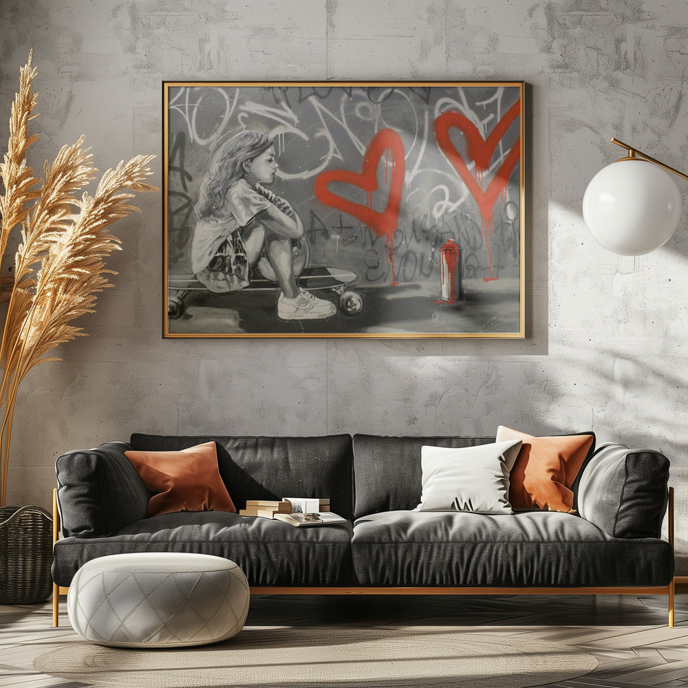 Skater's Dreamscape - You are enough | Canvas
