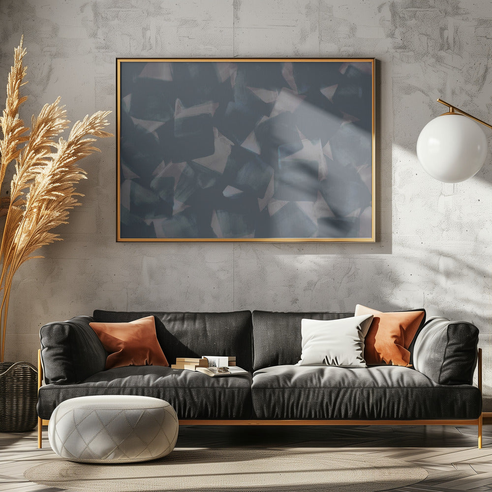 Weiche quadratische Pinselstriche | Leinwand