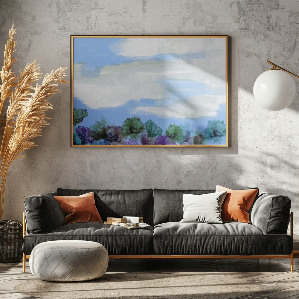 Whispering Wildflowers Sky | Poster