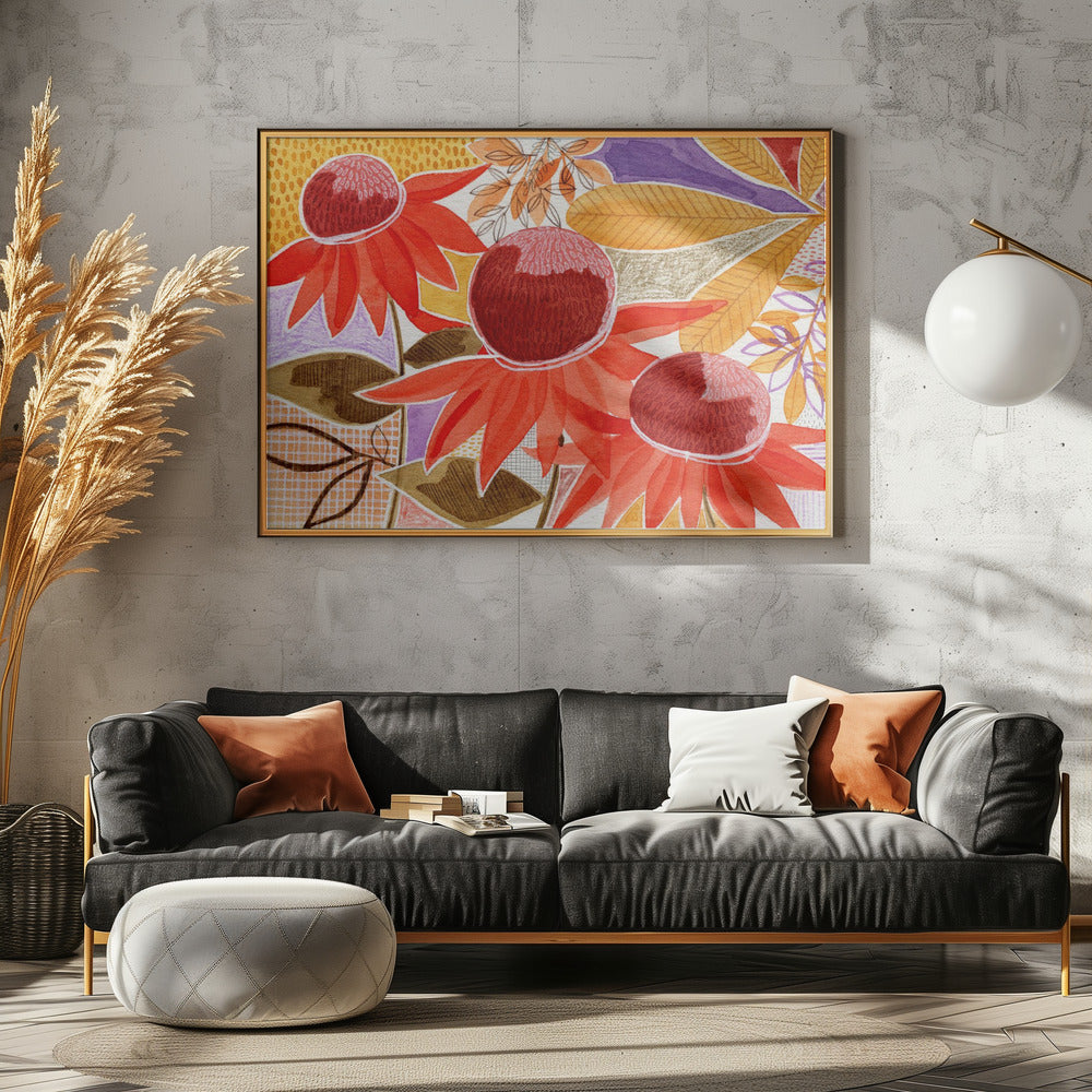 Layered Botanical Watercolour | Canvas