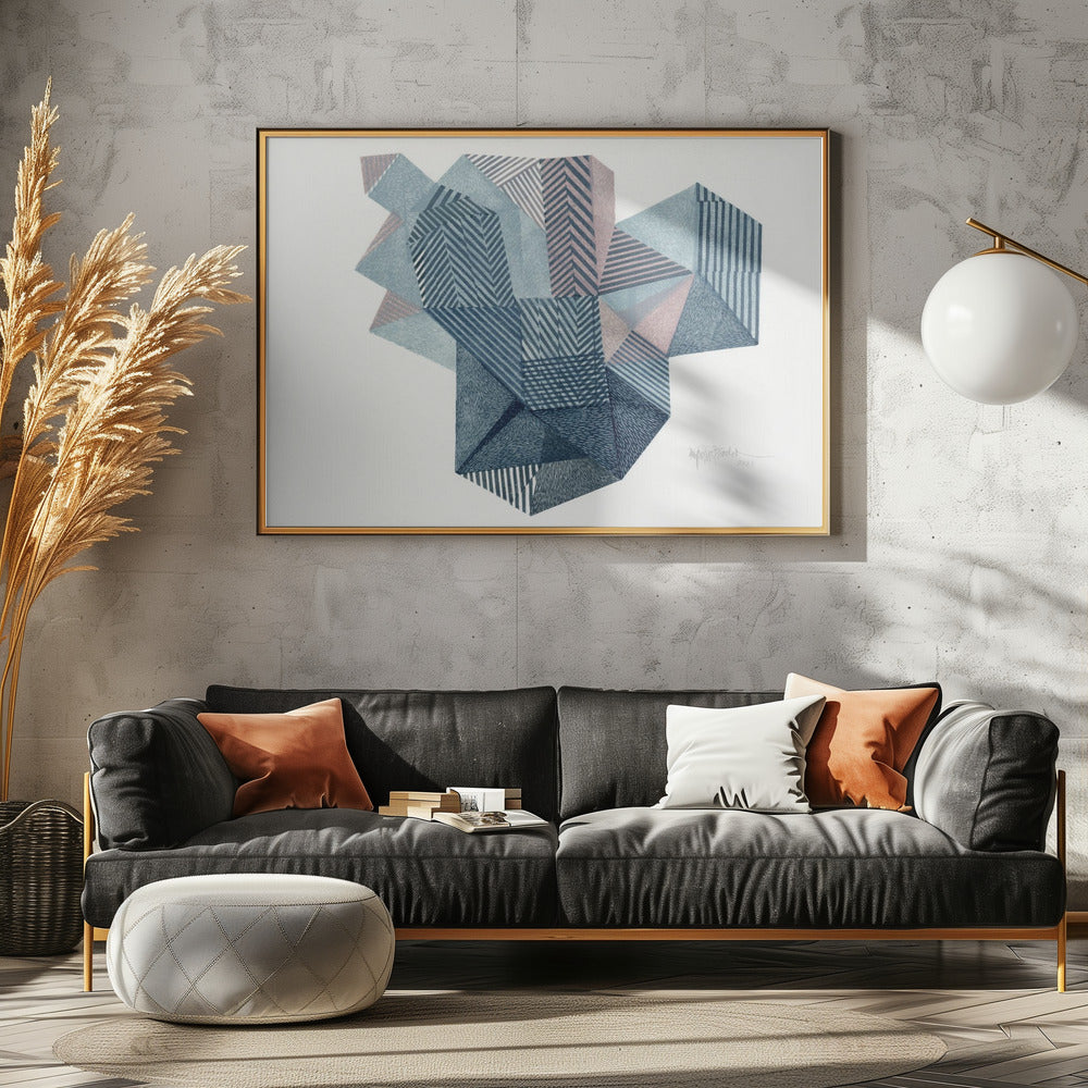 Polygonale Form II. | Leinwand