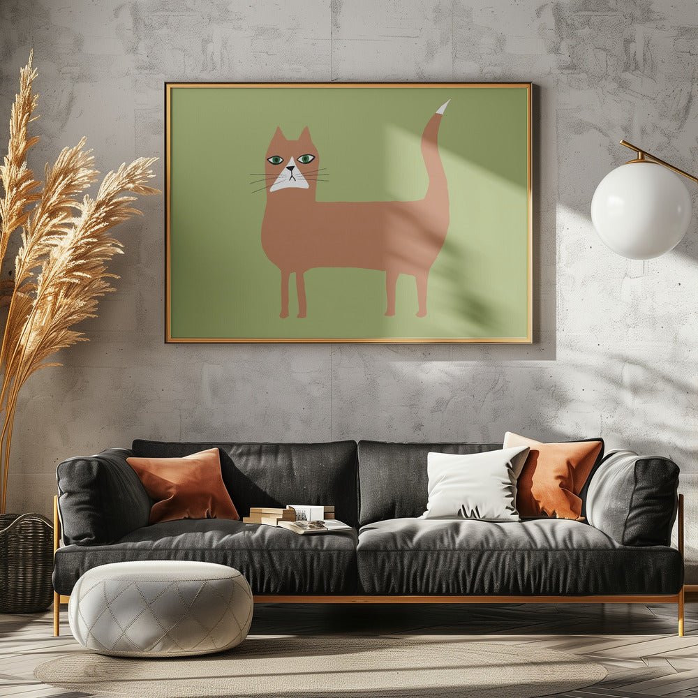 Katze Ingwer Orange | Leinwand
