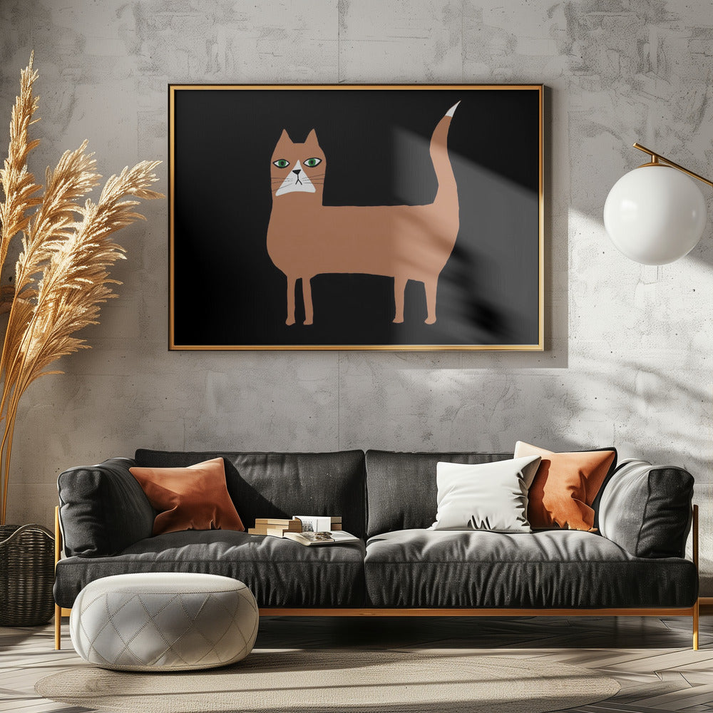 Katze Ingwer Orange | Leinwand