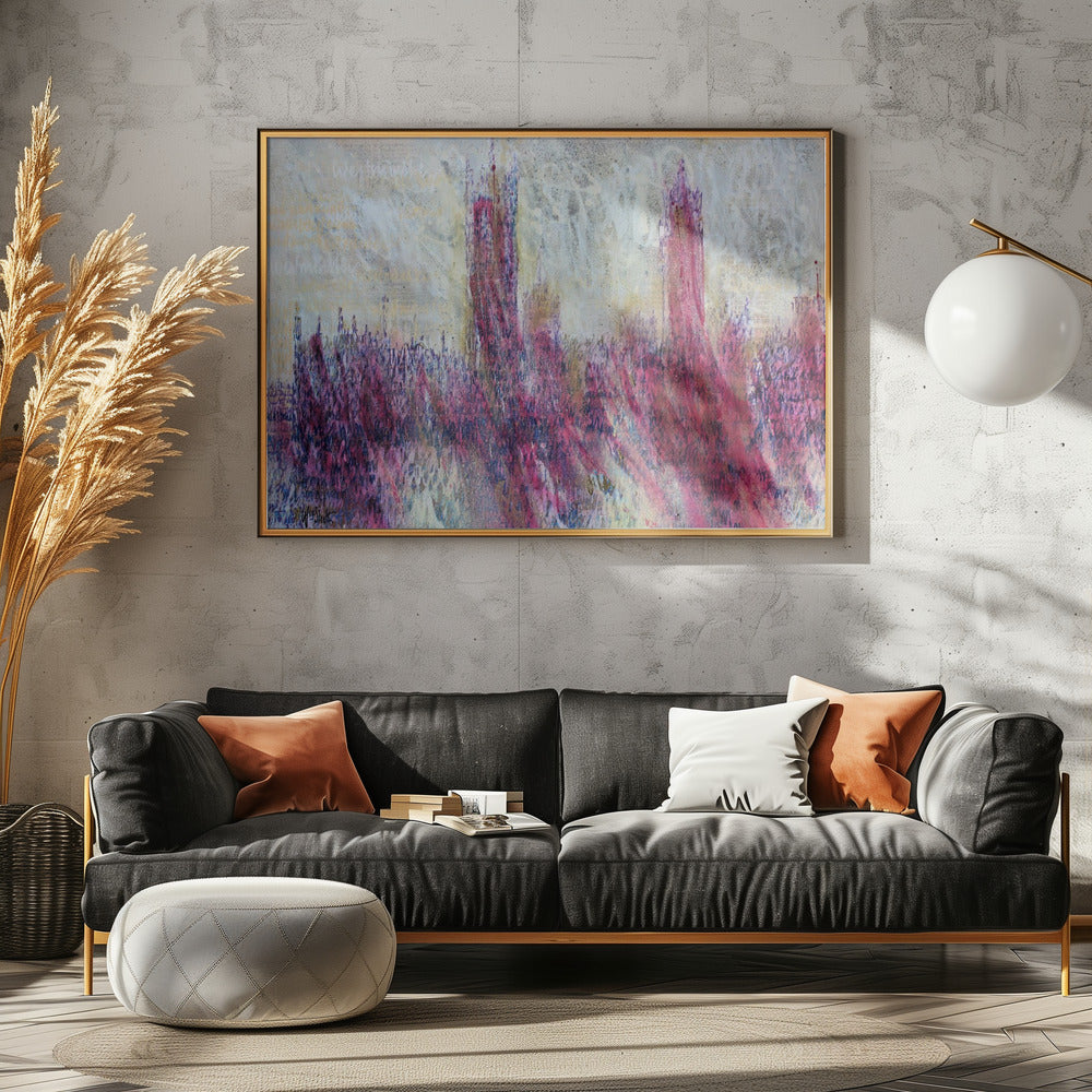 Lebendiges Stadtbild | Leinwand