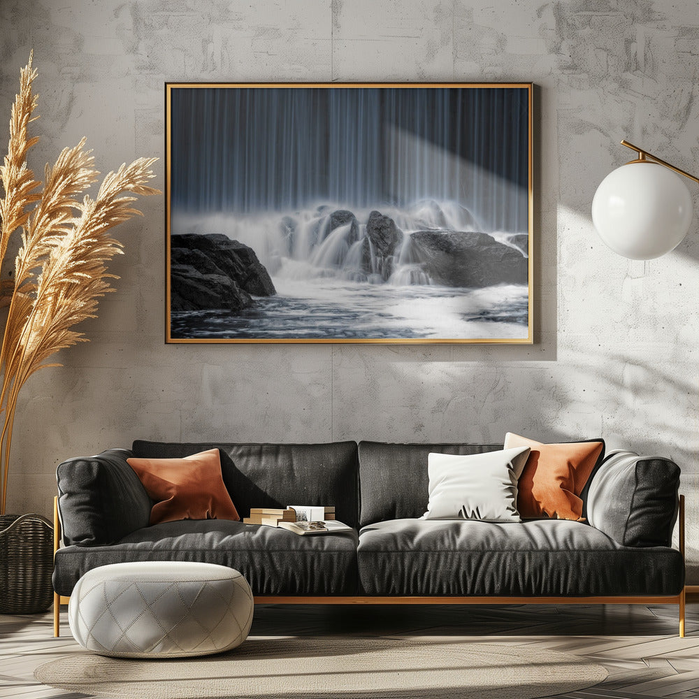 Der blaue Vorhang | Poster