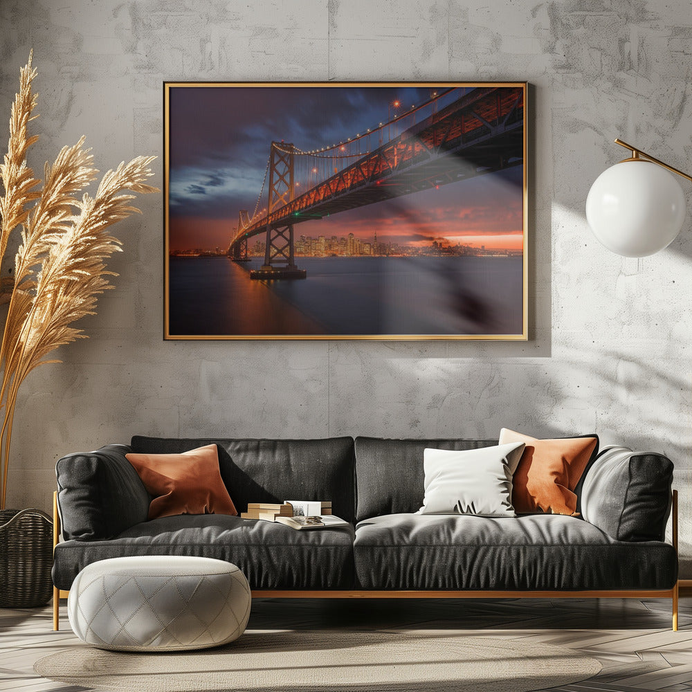 Bay Bridge at Night | Canvas