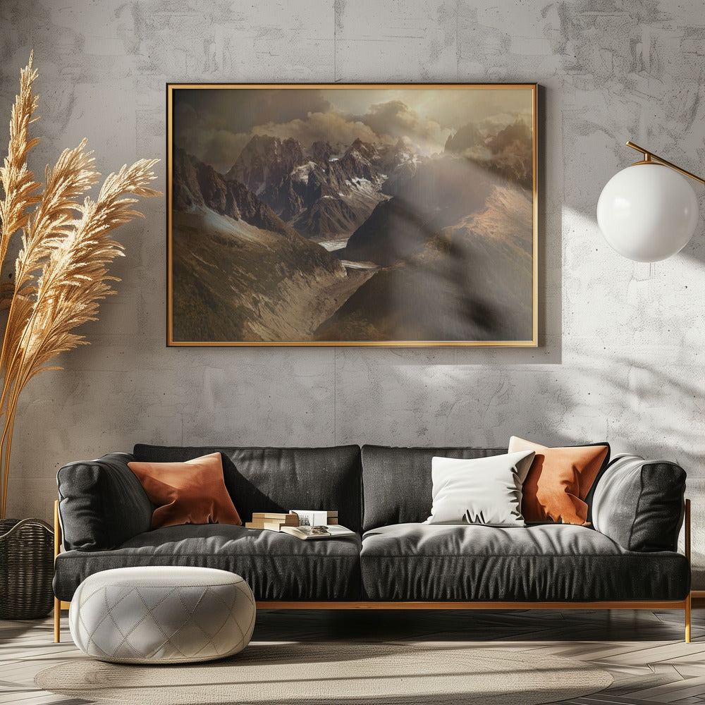 Mont Blanc Massiv | Leinwand