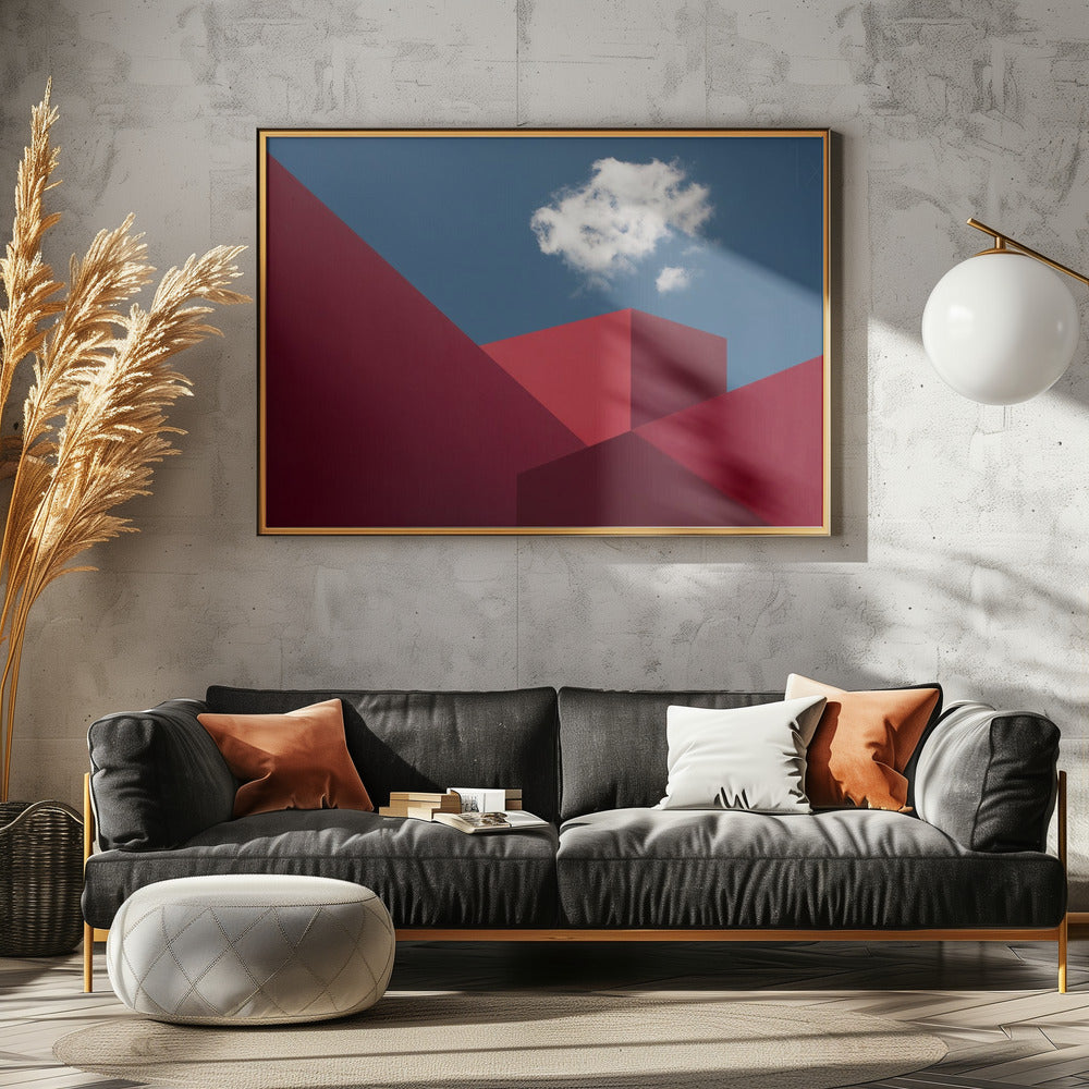 Red Shapes | Canvas