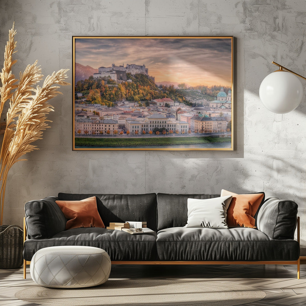 Salzburg in Fall Colors | Poster