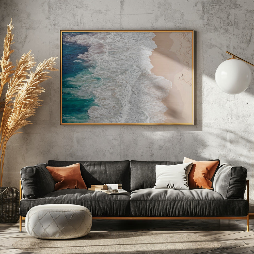Wo der Ozean endet ... | Leinwand
