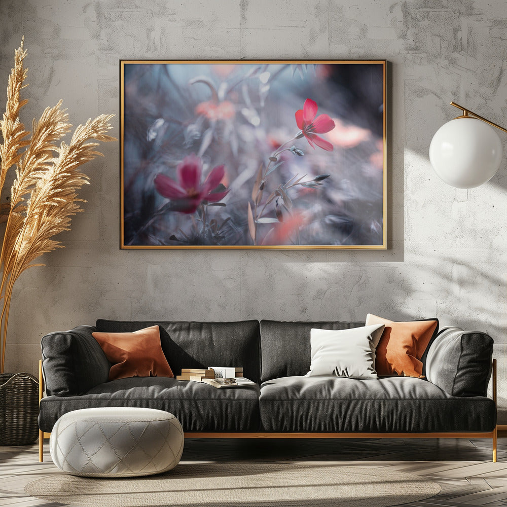 Eine Blume, eine Geschichte | Leinwand