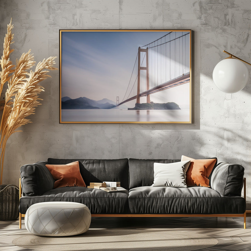 Xihou-Brücke und Mondbucht | Leinwand