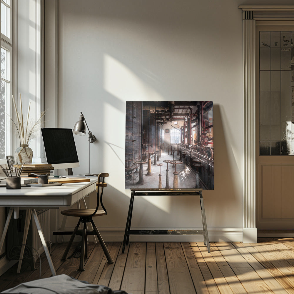 Industrie im Verfall | Leinwand