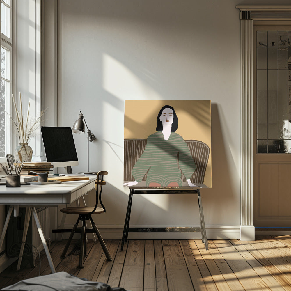 Seated woman | Canvas